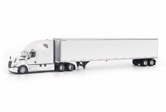 1:64 2025 Freightliner Cascadia Gen-5 w/Great Dane Champion 53' Dry Cargo Trailer (White)