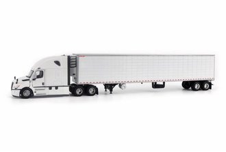 1:64 2025 Freightliner Cascadia Gen-5 w/Great Dane Champion 53' Reefer Trailer (White)