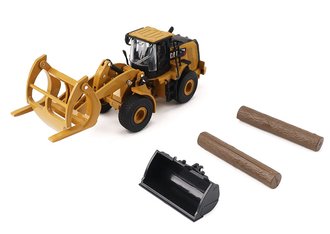1:64 CAT 950M Wheel Loader w/Log Fork & Wood Log 1:64 CAT 950M Wheel Loader w/Log Fork & Wood Log
