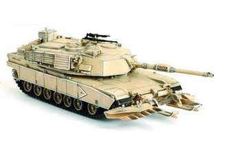 General Dynamics M1 Abrams USMC, Mojave Desert, 1996, (Mine Plough) General Dynamics M1 Abrams USMC, Mojave Desert, 1996, (Mine Plough)