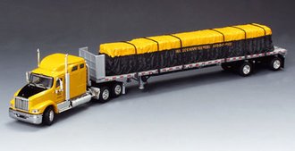 International 9400i w/Flatbed "Bulldog Hiway Express" International 9400i w/Flatbed "Bulldog Hiway Express"