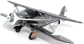 Wings of Texaco #12 - "Staggerwing" 1939 Beechcraft D17S (Black Chrome)