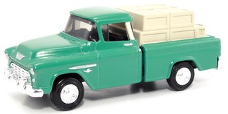 1955 Chevy Cameo Pickup w/Load (Bank) *** Minor Box Damage *** 1955 Chevy Cameo Pickup w/Load (Bank) *** Minor Box Damage ***