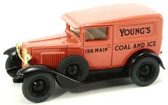 1930 Chevy Panel Delivery "Young's Coal & Ice" (Orange)
