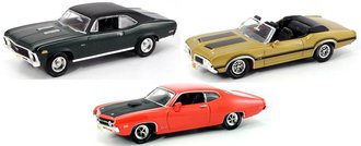 1:43 Class of 1970 - Nova SS396, Olds 442 & Torino (Set of 3)