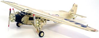 1:72 Wings of Texaco # 7 - 1927 Ford Tri-Motored Monoplane (Gold Plated) (Special Edition)