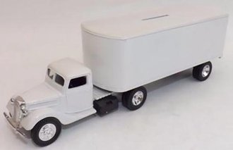 1937 Ford T/T (White) (Bank)