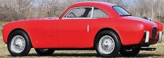 1:43 1952 Siata Daina 1800 Coupe by Bertone (Vertical Bumpers) (Red)