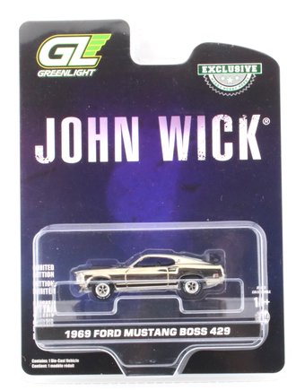 1:64 John Wick (2014) - 1969 Ford Mustang BOSS 429 ***Gold Chrome Edition*** 1:64 John Wick (2014) - 1969 Ford Mustang BOSS 429 ***Gold Chrome Edition***