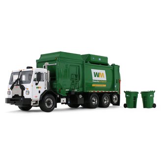 1:34 Peterbilt 520 w/McNeilus CNG ZR Automated Side Load Refuse & Trash Carts "Waste Management"