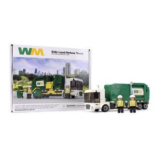 Waste Management 9.5" Side Load Refuse Truck Building Block Set (402+ Pieces) Waste Management 9.5" Side Load Refuse Truck Building Block Set (402+ Pieces)