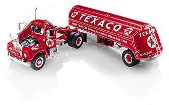 1:43 Mack B-61 Semi Tanker "Texaco" (Red)