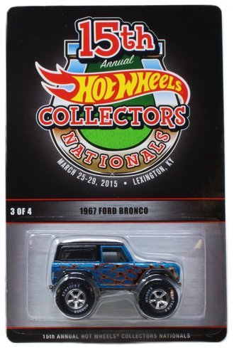 1:64 15th Annual Hot Wheel Collectors Nationals - 1967 Ford Bronco (Blue)