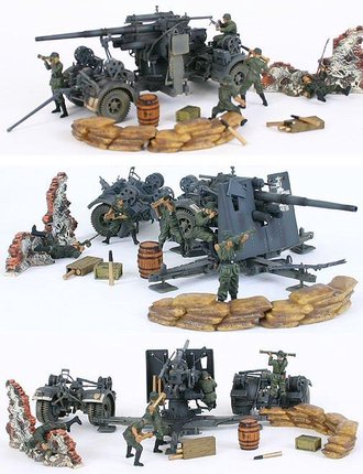 1:32 German 88mm Flak Anti-Tank Gun & 5 Man Crew "Stalingrad, 1942" 1:32 German 88mm Flak Anti-Tank Gun & 5 Man Crew "Stalingrad, 1942"
