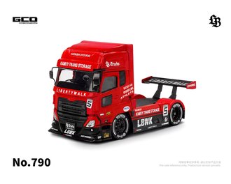 1:64 LBWK UD Quon 2022 Super Silhouette (Red)