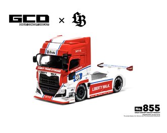 1:64 LBWK UD Quon 2022 LB Trucks (Red/White)
