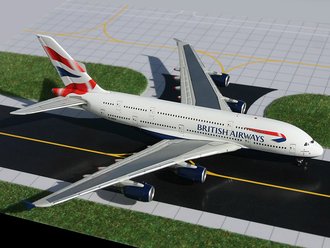 1:400 British Airways Airbus A380