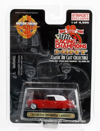 1941 Lincoln Continental Cabriolet (Red/White) 1941 Lincoln Continental Cabriolet (Red/White)