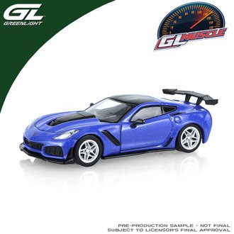 1:64 GL Muscle Series 31 - 2019 Chevrolet Corvette C7 ZR1 w/Custom Wheels (Laguna Blue) 1:64 GL Muscle Series 31 - 2019 Chevrolet Corvette C7 ZR1 w/Custom Wheels (Laguna Blue)