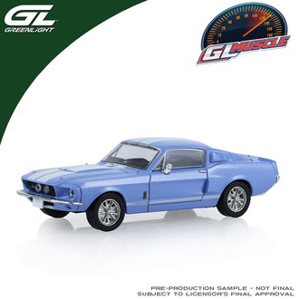 1:64 GL Muscle Series 31 - 1967 Shelby Mustang GT-500 Restomod w/Custom Wheels (Acapulco Blue) 1:64 GL Muscle Series 31 - 1967 Shelby Mustang GT-500 Restomod w/Custom Wheels (Acapulco Blue)