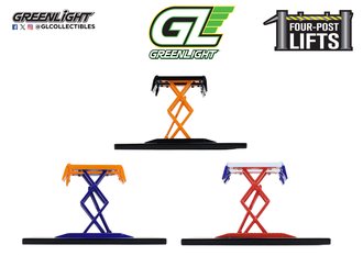1:64 Auto Body Shop - Automotive Double Scissor Lifts Series 2 (Set of 3)