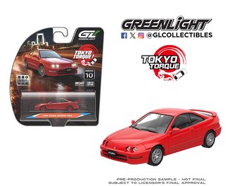 1:64 Tokyo Torque Series 10 - 1994 Acura Integra GS-R w/Custom Wheels (Milano Red)