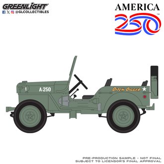 1:64 Anniversary Collection Series 18 - America 250 Edition - 1942 Willy's MB