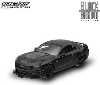 1:64 Black Bandit Series 31 - 2024 Ford Mustang GT Convertible