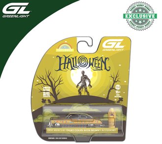 1:64 Halloween Monster Edition - 1950 Mercury Eight Coupe - Mummy Tribute w/Mummy Accessory