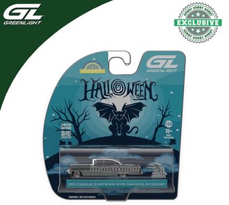 1:64 Halloween Monster Edition - 1955 Cadillac Fleetwood - Gargoyle Tribute w/Gargoyle Accessory