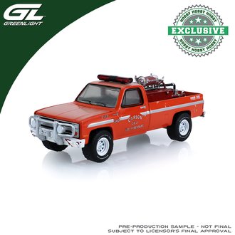 1:64 1982 Chevrolet C20 Custom Deluxe Brush Truck "Carson Volunteer Fire Dept. (Carson, VA)" 1:64 1982 Chevrolet C20 Custom Deluxe Brush Truck "Carson Volunteer Fire Dept. (Carson, VA)"