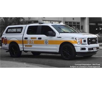 1:64 Fire & Rescue - 2018 Ford F-150 - Honolulu, HI Rapid Response Vehicle