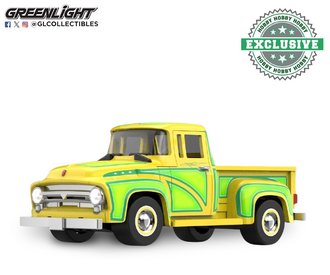 1:64 Lowriders - 1954 Ford F-100 (Bright Yellow) "Sergio Rocha Special Edition" 1:64 Lowriders - 1954 Ford F-100 (Bright Yellow) "Sergio Rocha Special Edition"