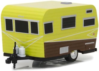 1:64 Hitched Homes Series 3 - 1958 Siesta (Yellow/Brown) 1:64 Hitched Homes Series 3 - 1958 Siesta (Yellow/Brown)