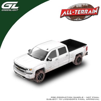1:64 All-Terrain Series 18 - 2016 Chevrolet Silverado (White - Weathered) 1:64 All-Terrain Series 18 - 2016 Chevrolet Silverado (White - Weathered)