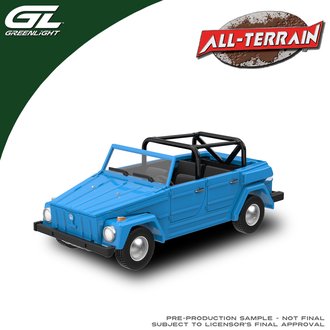 1:64 All-Terrain Series 18 - 1980 Volkswagen Type 181 w/Soft Top Up (Blue) 1:64 All-Terrain Series 18 - 1980 Volkswagen Type 181 w/Soft Top Up (Blue)