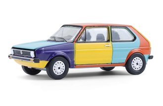 1:64 Club V-Dub Series 21 - 1975 Volkswagen "Rabbit Harlequin Tribute"
