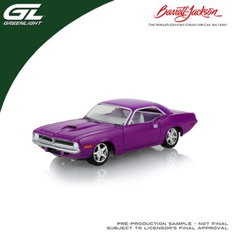 1:64 Barrett-Jackson Series 17 - 1970 Plymouth Barracuda Custom Coupe