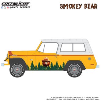1:64 Smokey Bear Series 5 - 1971 Jeep Jeepster Commando "Trees Are Wonderful Friends"