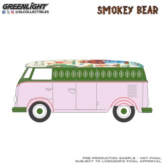 1:64 Smokey Bear Series 5 - 1972 Volkswagen Type 2 Panel Van "It's Your Forest, Take Care of It"