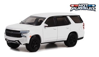 1:64 2022 Chevrolet Tahoe Police Pursuit Vehicle (PPV) Slicktop (White - Undecorated)