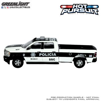 1:64 Hot Pursuit Series 48 - 2019 RAM 1500 "SSC Mexico City Police"