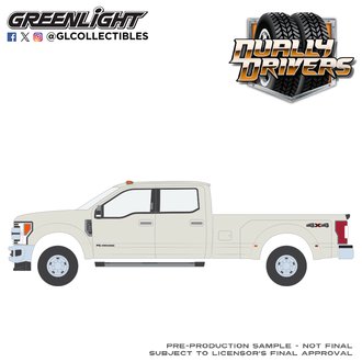 1:64 Dually Drivers Series 17 - 2018 Ford F-350 (White Gold)