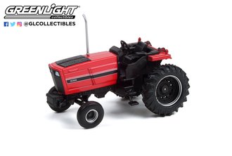 1:64 Down on the Farm Series 6 - 1981 Row Crop Tractor (4WD) (Red/Black)