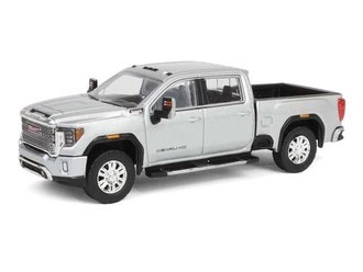 1:64 2022 GMC Sierra 2500HD Denali Pickup (Quick Silver Metallic)
