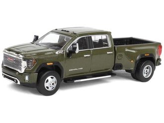 1:64 2022 GMC Sierra 3500HD Denali Dually (Forest Metallic)