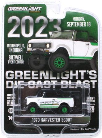 1:64 1970 Harvester Scout "2023 Diecast Blast Exclusive" 1:64 1970 Harvester Scout "2023 Diecast Blast Exclusive"
