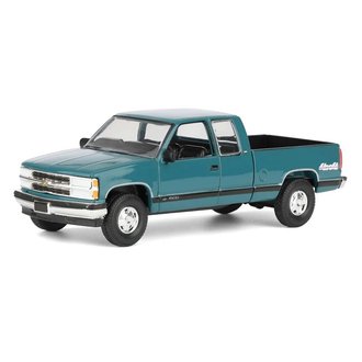 1:64 1998 Chevy Silverado 1500 Extended Cab Pickup Truck (Emerald Green) 1:64 1998 Chevy Silverado 1500 Extended Cab Pickup Truck (Emerald Green)