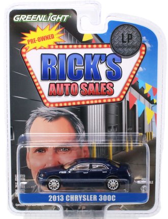 1:64 Rick's Auto Sales - 2013 Chrysler 300C (Blue)