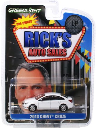1:64 Rick's Auto Sales - 2013 Chevy Cruze (White)
